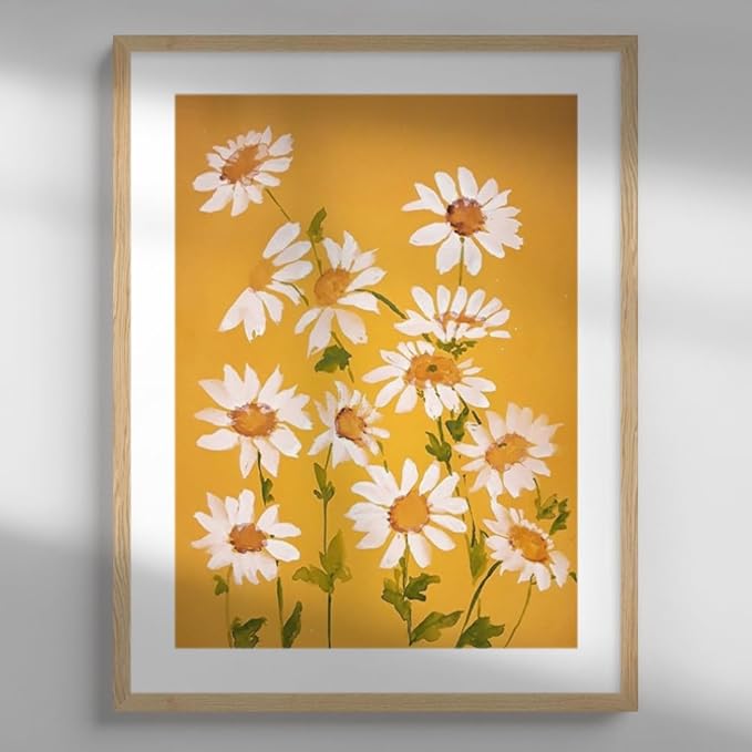 COLOSSAL ART HOUSE Acrylic Modern Art Framed Poster For Office & Home Wall Decoration - Portrait, Wall Display (Brown, 13X17 Frame With Art Print)