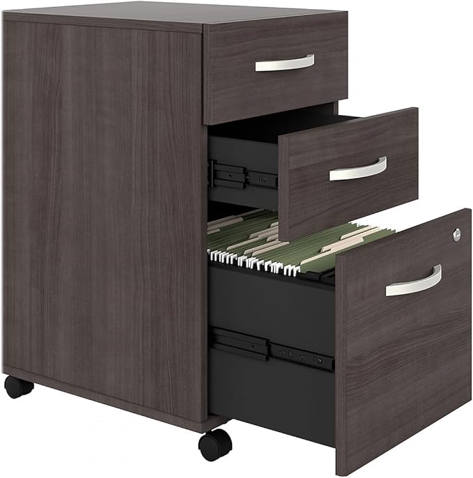 Bush Business Furniture Office Table with Open Metal Leg Design and Privacy Panel Hybrid Large Computer Desk for Home Office 72Wx30Lx30H