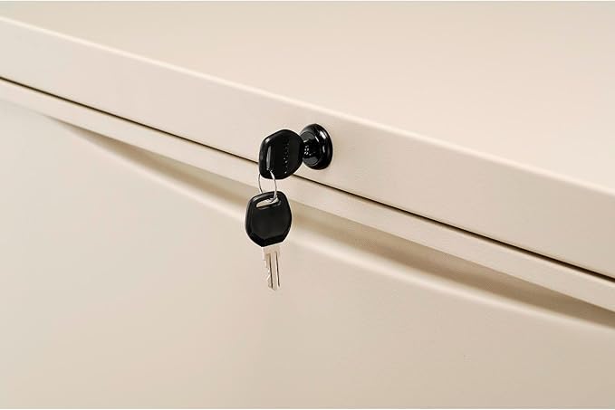 Global Industrial 30" W Premium Lateral File Cabinet, 4 Drawer, Putty