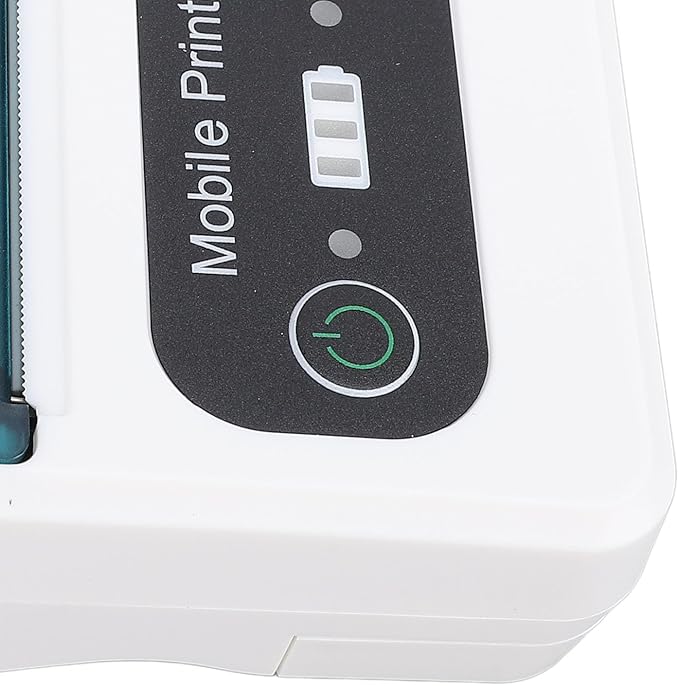 Pomya Bluetooths Thermal Receipt Printer, 58mm Handheld POS Inkless Receipt Printer, Portable Small Thermal Printer for Small Business Office Retail Store Restaurant (Green White)