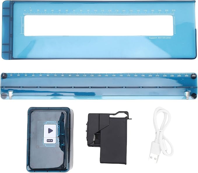 Kikumi Portable Inkjet Printer Black Ink Portable Print for Date Serial Number Home School Office Business