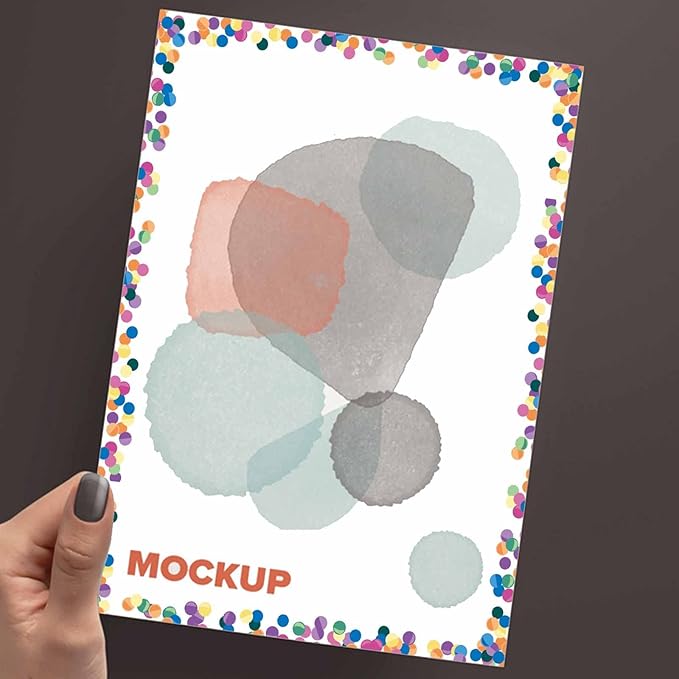Thicker Colorful Stationery Paper, Aesthetic Paper 8.5 x 11", 48 Sheets, 6 Styles, Double Sided, Pretty Paper, Decorative Scrapbook Paper, Printer Friendly for Invitations (A - F)