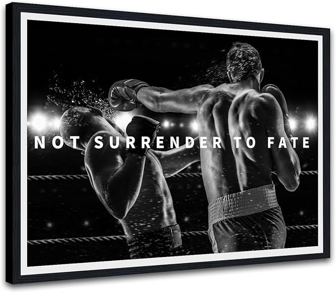 Novatique Motivational Wall Art Success Motivational Poster Quotes Wall Decor Daily Positive Affirmations for Bedroom Ready to Hang,12 x 16inch