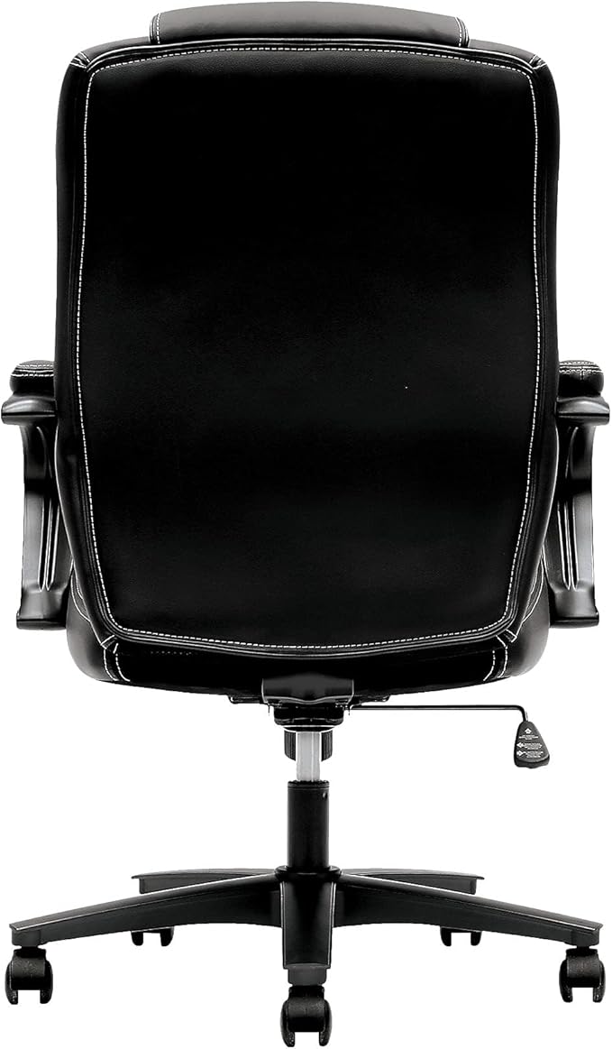 basyx by HON Managerial Office Chair- High-Back Computer Desk Chair with Loop Arms , Black (VL402)
