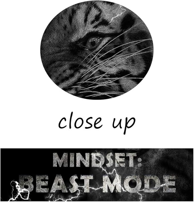 Inspirational Wall Art Motivational Pictures Prints on Canvas Modern Inspiring Entrepreneur Quotes Posters Mindset Beast Mode Painting Artwork Decor for Living Room Office Home Gifts (18" Wx24 H)