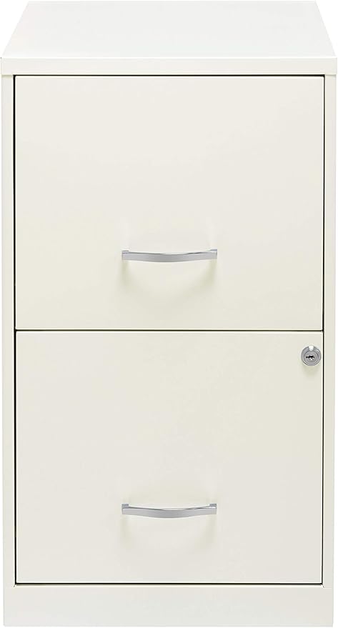 18" Deep 2 Drawer Metal File Cabinet