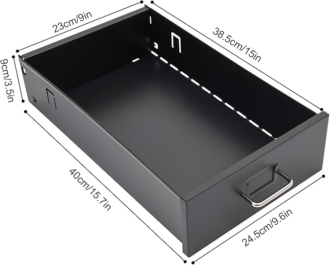 Vertical File Cabinet, 3-Drawer Metal Mobile File Cabinet with Lock, 11 * 16 * 18.3In Filing Cabinet Under Desk with Tag Jacks for Home Office (Black)