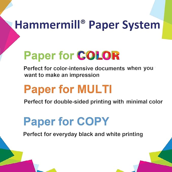 Hammermill Colored Paper, 20 lb Salmon Printer Paper, 11 x 17 - Made in the USA, Pastel Paper, 102103C - 5 Ream (2,500 Sheets)