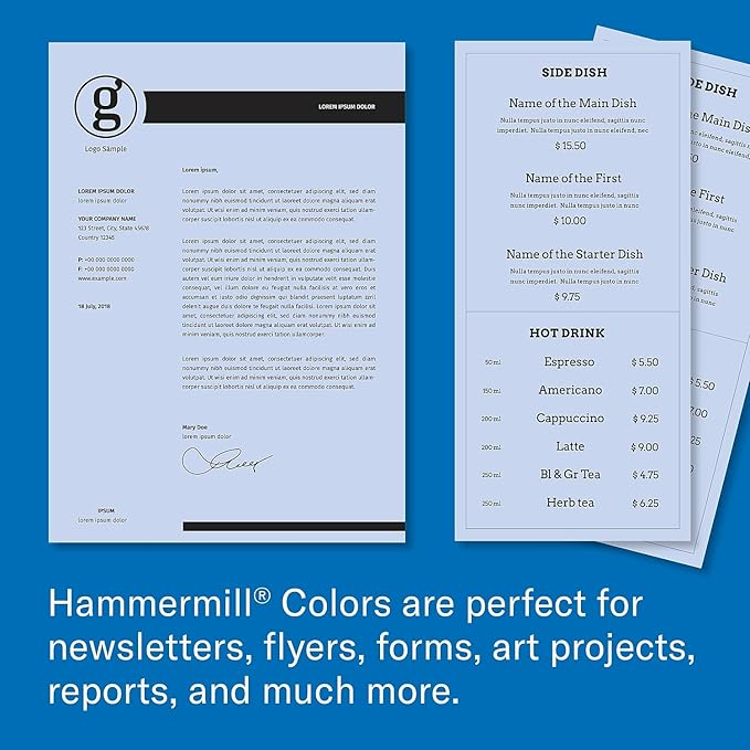 Hammermill Colored Paper, 20 lb Orchid Printer Paper, 8.5 x 14 - Made in the USA, Pastel Paper, 103788R - 1 Ream (500 Sheets)