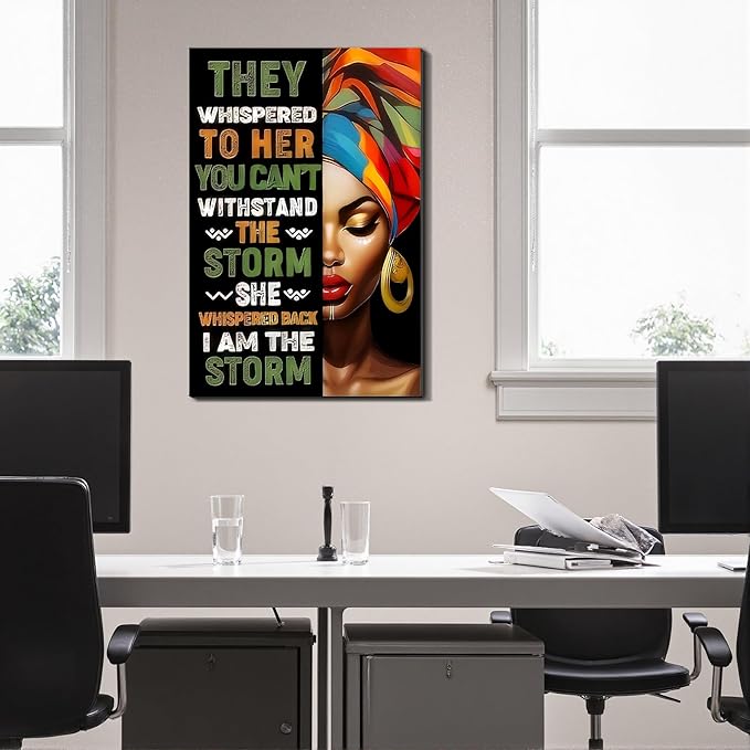 Inspirational Wall Decor Framed Canvas Prints Motivational Quotes Art for Office Home Bedroom Living Room Gym Dorm Man Cave Made in USA