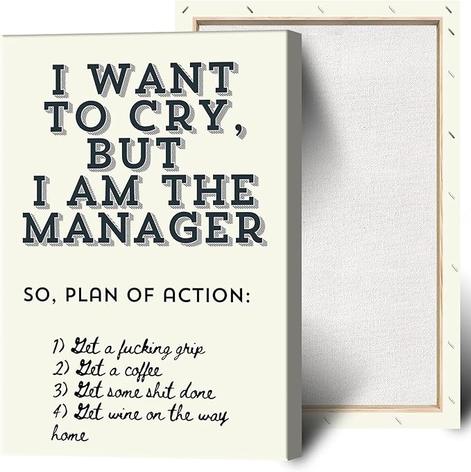 Trendy Motivational Positive Quotes Canvas Poster Work Motivation Hustle Inspiring Sign Prints Painting Funky Motivational Quotes Wall Art For Office Living Room Wall Decor 16x24in Framed