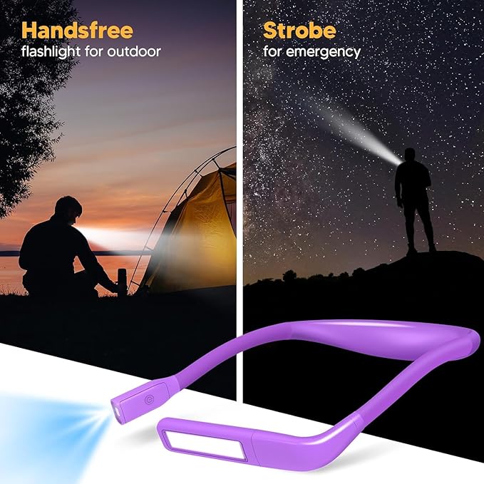 Mothers Day Gifts for Mom Wife: Rechargeable 2000mAh Neck Reading Light Mothers Day Gifts for Grandma Nana Mother Day Presents for Readers Knitters Sewing Supplies Knitting Crochet Accessories