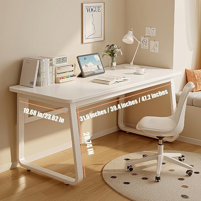 Modern Desk 47.2 Inch Computer Table Simple Style Office Writing Desk Industrial Office Table