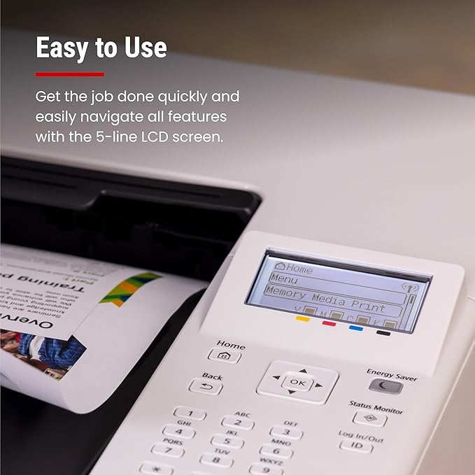 Canon Color imageCLASS LBP647Cdw Wireless Laser Printer for Duplex Printing, White - Home Office, Small Office Printer with 26 PPM