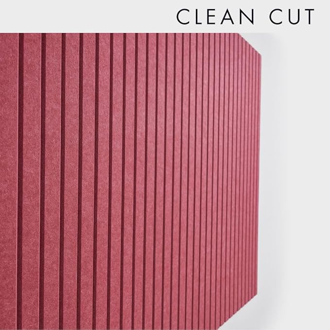 Large Bulletin Board 48x36 - Office Wall Organizer to Replace Your Old Cork Boards for Walls for Office Decor -12-Pack Felt Wall Panels to Use in Home Office Decor, Classroom Decor (Burgundy)