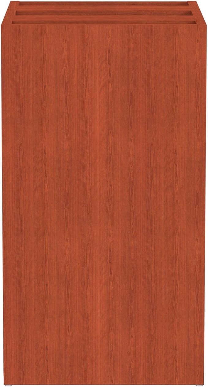 Alera Valencia Series 16 by 22 by 28-Inch 2 Box and 1 File Drawer Full Pedestal, Medium Cherry