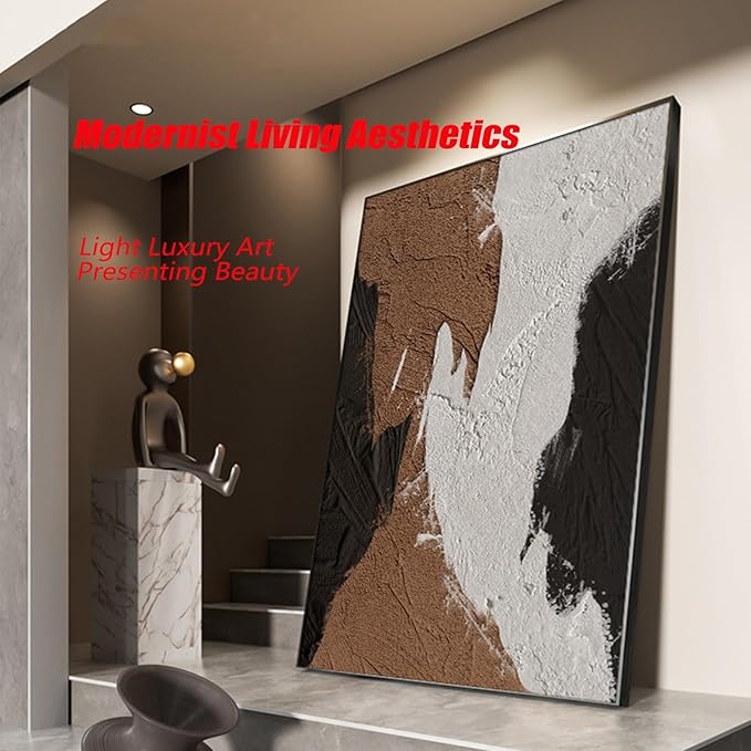 Wall Art for Office Abstract Pictures Painting on Canvas, Canvas Prints Artwork, Posters for Home Kitchen Living Room Decor Ready to Hang 27.5 * 19.6inch,B