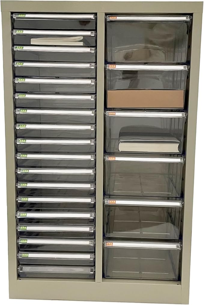 File Cabinets 24 Drawer Document Storage Cabinet Paper Organizer Filing Cabinet Combination Model with Large and Small Drawers