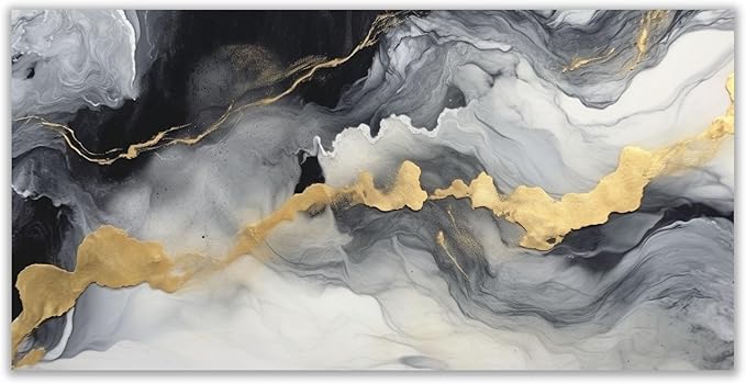 VOCBAN Office Artwork Wall Decor Grey Wall Art Bathroom Decor Modern Artwork Picture Wall Decor for Office Kitchen Prints Paintings for Home Decor-40x80cm(16x32in) Unframed
