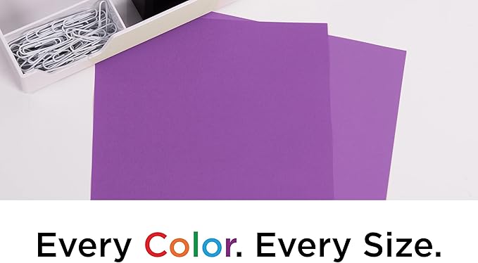 JAM PAPER Legal Colored 24lb Paper - 90 gsm - 8.5 x 14 - Violet Purple - 100 Sheets/pack
