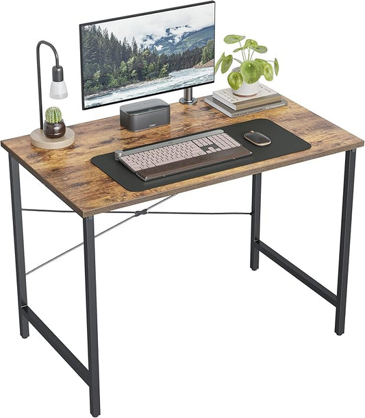 FEZIBO 40 inch Computer Desk Home Office Small Desk, Modern Simple Style PC Table for Home, Office, Study, Writing