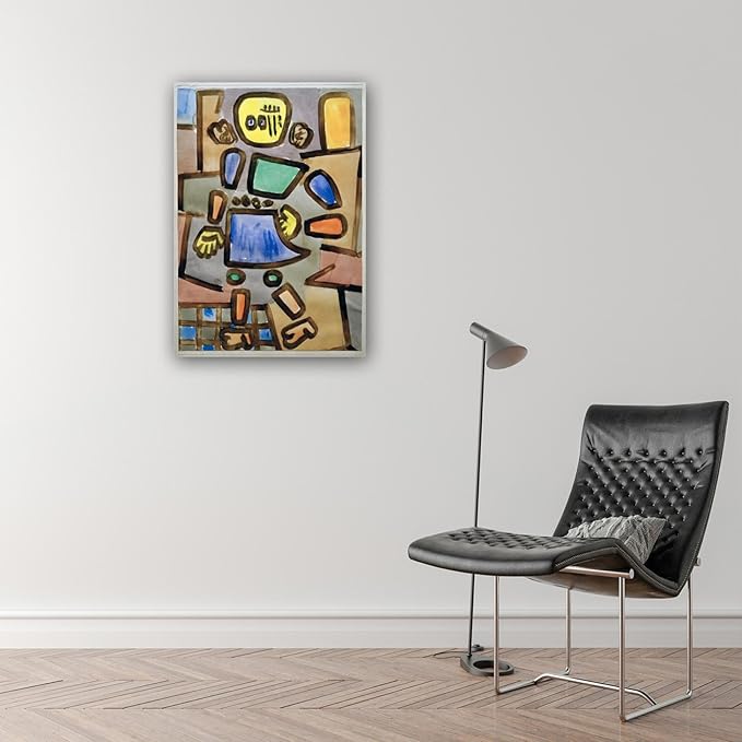 Famous Canvas Prints - "Ohne Titel" - Picture On Canvas - Reproductions Of Abstract Paintings - Canvas Wall Art Picture for Office Decor 30x42cm-11.8x16.5in Internal Frame