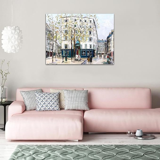 Canvas Print Wall Art Famous Painting Reproduction. 'Office' artwork Posters and Prints. Canvas Wall Art Landscape Pictures for home decor40x50cm(16x20in) Framed