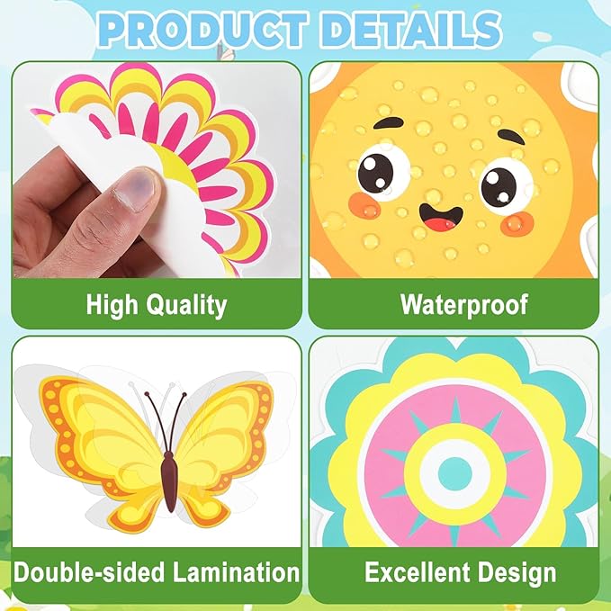 Spring Bloom Flower Bulletin Board Set Look Who’s Blooming Classroom Decorations Spring Tree Growth Mindset Photo Posting Paper Cutouts for Class School Office Nursery Home Chalkboard Door Wall Decor