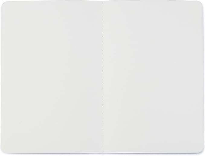 TWONE 9 Pack Kraft Brown Soft Cover Notebook Journals - 5.5" x 8.25" - Blank 60 Pages with 30 Sheets - for Use as Journal, Sketchbook, Composition Notebook