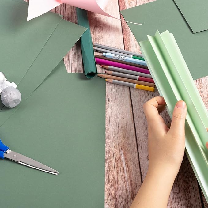 30 sheets Cardstock Paper 8 1/2 x 11 Inches for Crafts and Invitations (Sage Green)