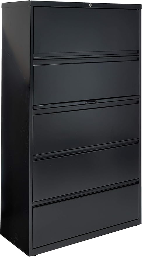 Lorell Telescoping Suspension Lateral Files - 5-Drawer