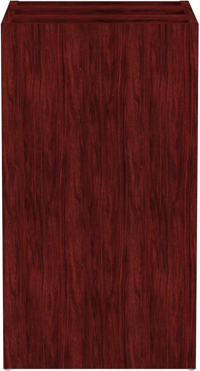 Alera Valencia Series 16 by 22 by 28-Inch 2 Box and 1 File Drawer Full Pedestal, Mahogany