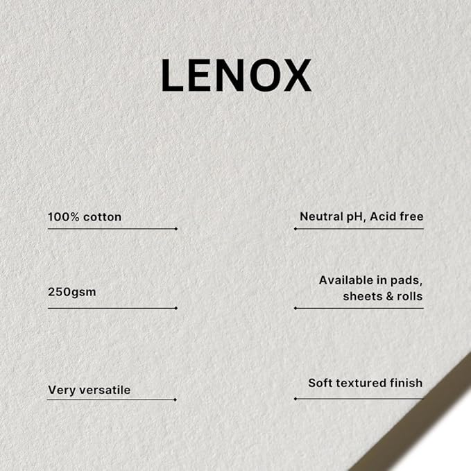 Lenox Paper Pad 9"X12" 15 Sheets/Pkg