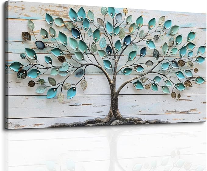 MHARTK66 Wall Art For Living Room Abstract Wall Decor For Bedroom Large Wall Art Canvas Prints Tree Landscape Picture Framed Artwork For Walls Office Paintings Modern Decorations For Home 24 X 48