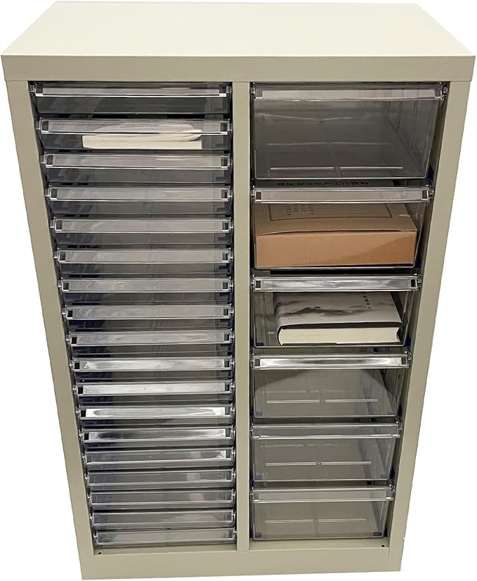 File Cabinets 24 Drawer Document Storage Cabinet Paper Organizer Filing Cabinet Combination Model with Large and Small Drawers
