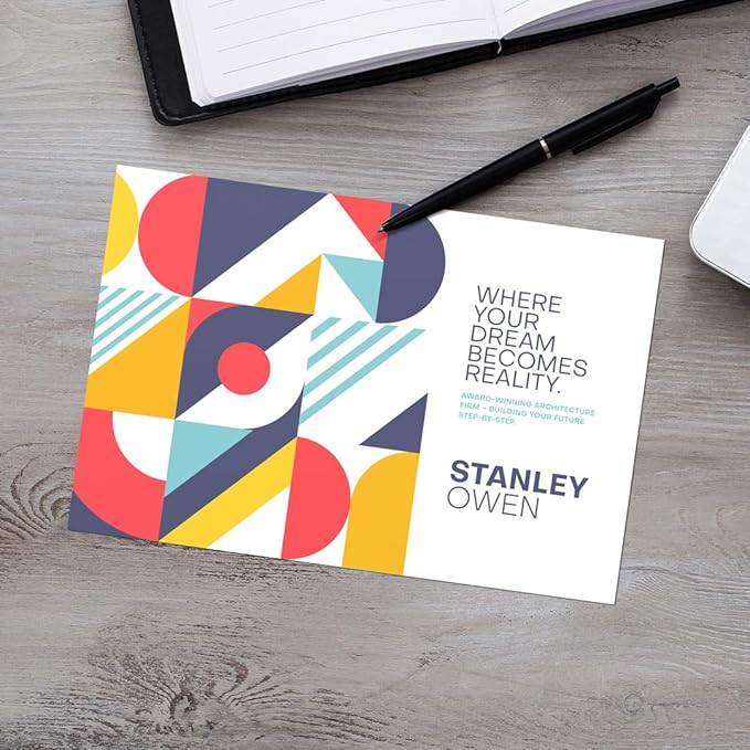 GotPrint Custom Printed Postcards – Upload Your Design or Text, 4x6 inches, Horizontal, front and back, 14 pt thick glossy cardstock, 4x6, 500 Qty