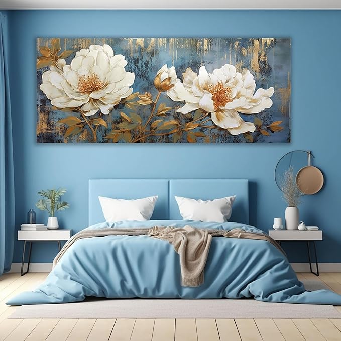 VOCBAN Office Pictures Wall Decor White Kitchen Decor Wall Art for Dining Room Canvas Wall Decor Living Room Picture Decoration Cuadros De Pared De Sala-30x60cm(12x24in) Unframed