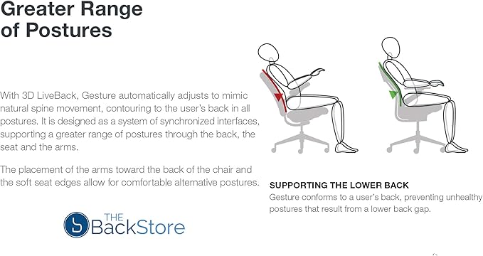 Steelcase Gesture Office Desk Chair with Headrest Plus Lumbar Support Cogent Connect Turmeric Honey 5S16 Fabric Standard Black Frame