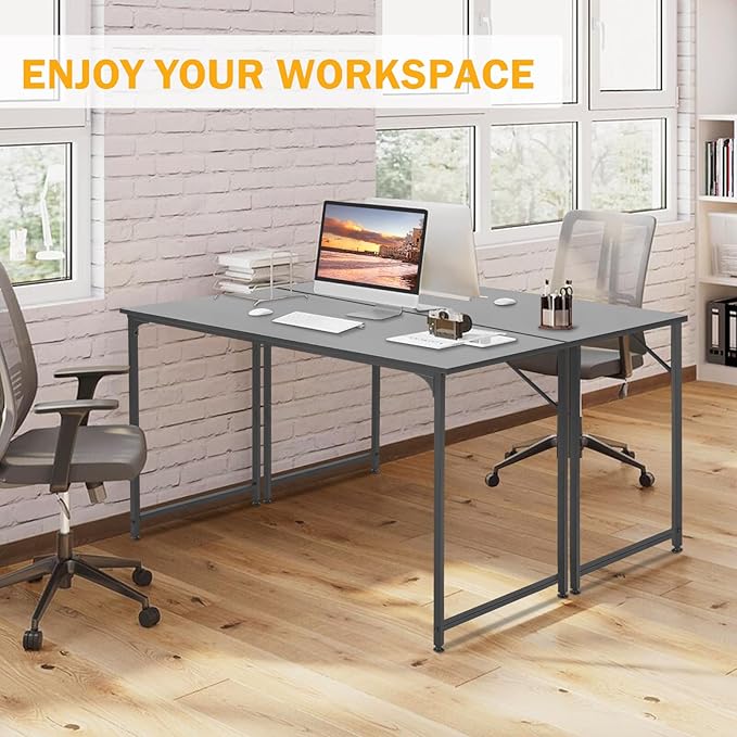 32 Inch Small Computer Desk, Metal-Framed Home Office Desk, Modern Study Table for Home Office Study and Writing,Black