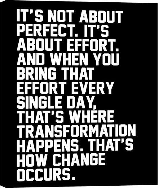 Home Wall Decor Inspirational Framed Canvas Wall Art Motivational Quotes for Office Bedroom Living Room Gym Dorm Man Cave Made in USA