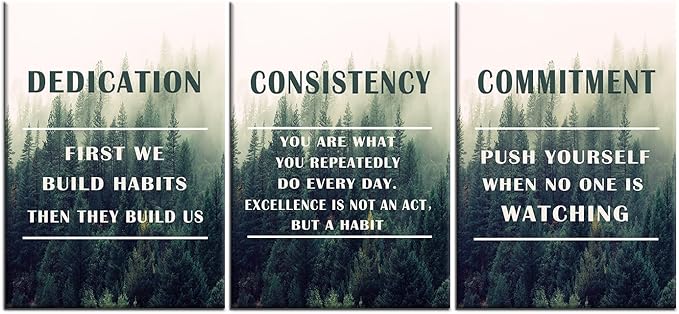 Motivational Poster Wall Art Office Decor Inspirational Entrepreneur Quotes Print on Canvas Picture Painting Artwork for Modern Home Living Room Workplace Wall Decoration Ready to Hang [60''Wx28''H]