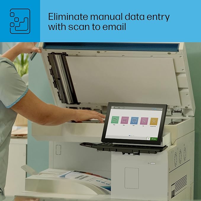 HP Color LaserJet Enterprise Flow 8801z Multifunction Printer, Scanner, Copier, Duplex, Best for Office (9S183A)
