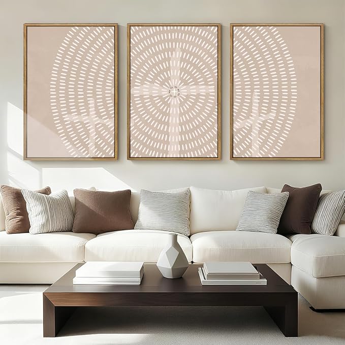 Framed Jesus Wall Art Christian Wall Decor Jesus Feeds The 5000 Canvas Wall Art Christian Paintings Easter Artwork for Living Room Bedroom Office 16x24 Inch Set of 3