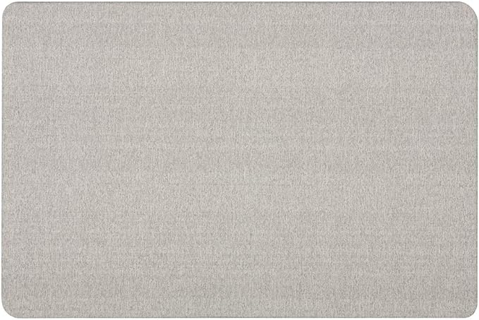 Quartet Bulletin Board 36"W x 24"H Fabric Cork Board Alternative for Office School or Home Décor, Gray (7683G)