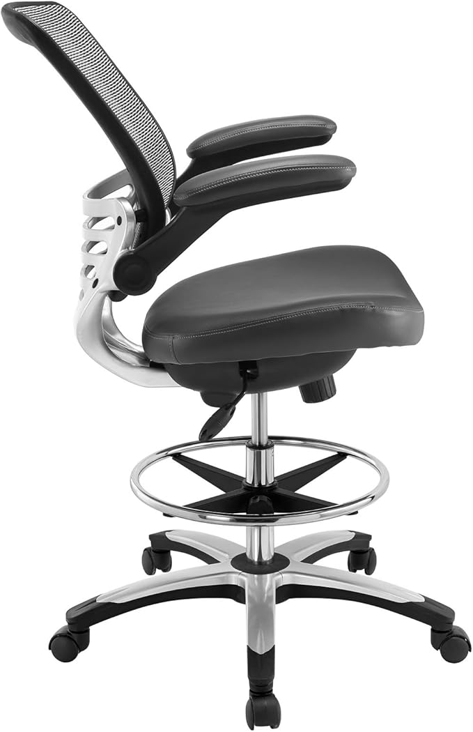 Modway Adjustable Edge Drafting Chair, Gray (EEI-211-GRY)…