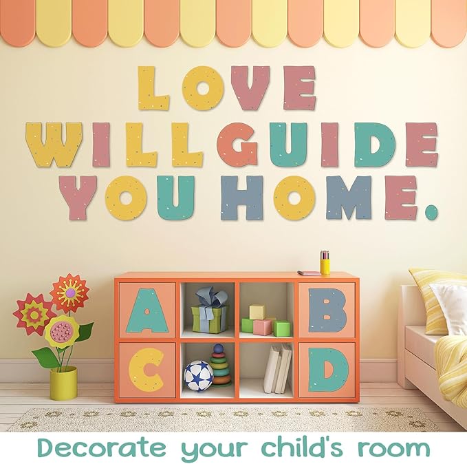 260pcs Bulletin Board Letters for Classroom 4” Letters Combo Pack Set We Belong Classroom Decorations Alphabet Numbers Symbols Letters for Bulletin Board Cutouts Card for Classroom Decor