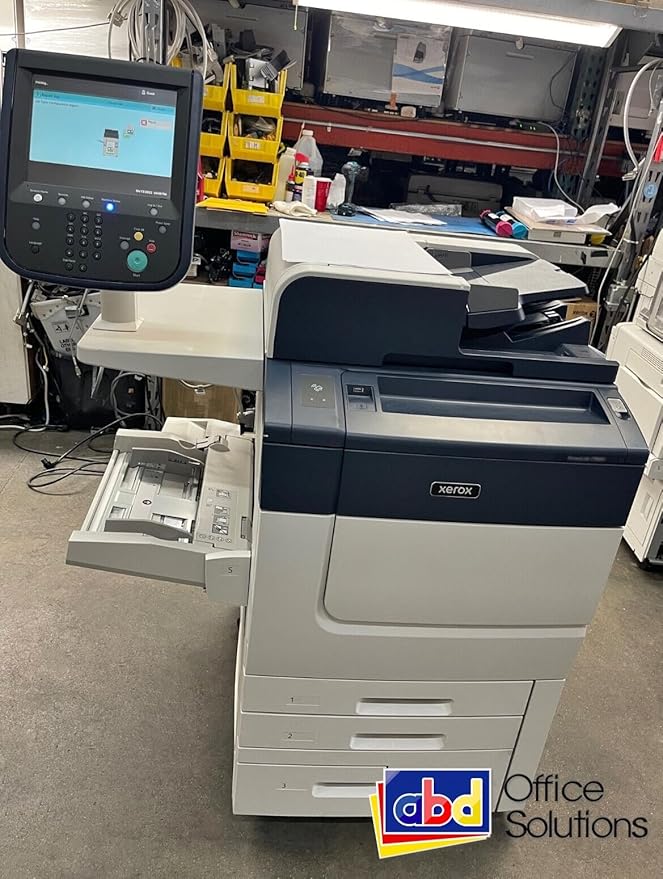 ABD Office Solutions PrimeLink C9070 Color Laser Production Printer - Print/Copy/Scan/Fax, Bypass, Offset Catch Tray, Integrated Color Server 75 PPM, White