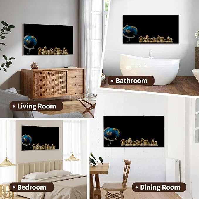 Canvas Wall Art for Living Room Bedroom The Power Big Large Wall Art Decor Framed Painting Wall Pictures Prints Artwork Office