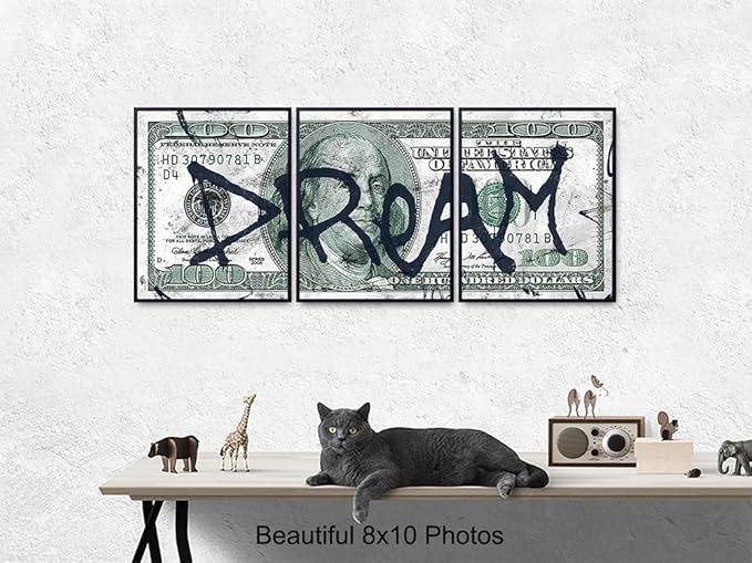 Motivational Wall Art - 8x10 Motivational Posters - Entrepreneur Wall Art - Office Decor - Home Office Decor - Graffiti - Entrepreneur Gifts