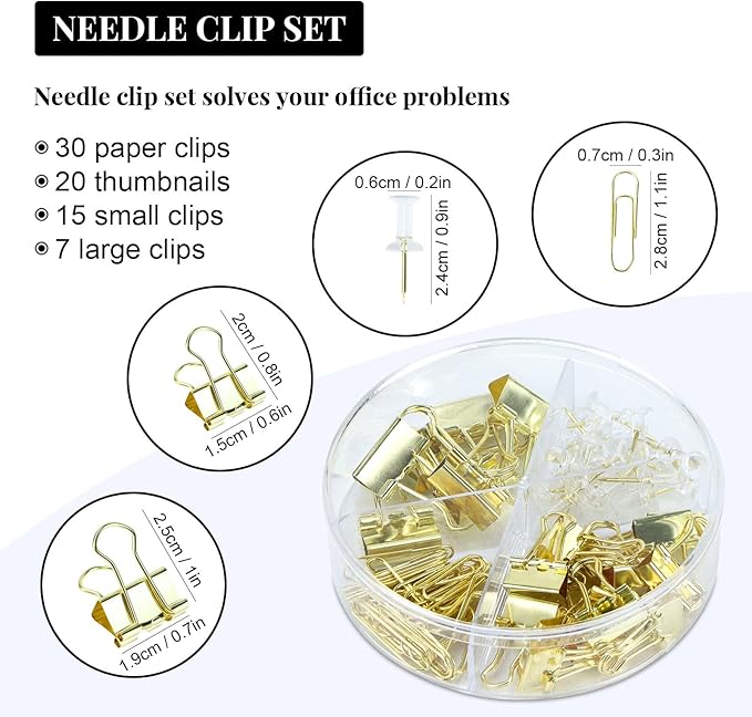 MultiBey Pink Gold Acrylic Sticky Notes Holder Stapler and Tape Dispenser Cutter with Sticky Notes, 950 Staples & Tape, Staple Remover, Scissor, Ballpoint Pen, Paper Clips Set for Women Office Home